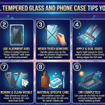 tempered glass and phone case