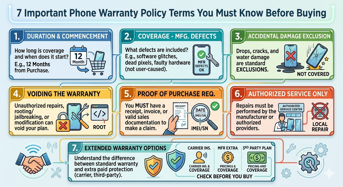 7 Important Phone Warranty Policy Terms You Must Know Before Buying