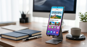 budget smartphone for daily use with clear display