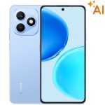 Best smartphone for daily use with sleek design, long battery life, and clear display on minimal background with subtle watermark